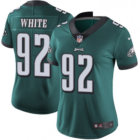 Womens Nike Philadelphia Eagles 92 Reggie White Midnight Green Team Color Vapor Untouchable Limited 