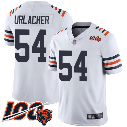 Youth Chicago Bears 54 Brian Urlacher White 100th Season Limited