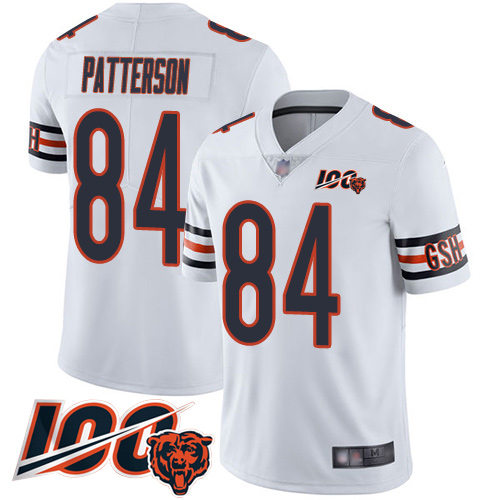 Youth Chicago Bears 84 Cordarrelle Patterson White Vapor Untouchable Limited Player 100th Season Foo