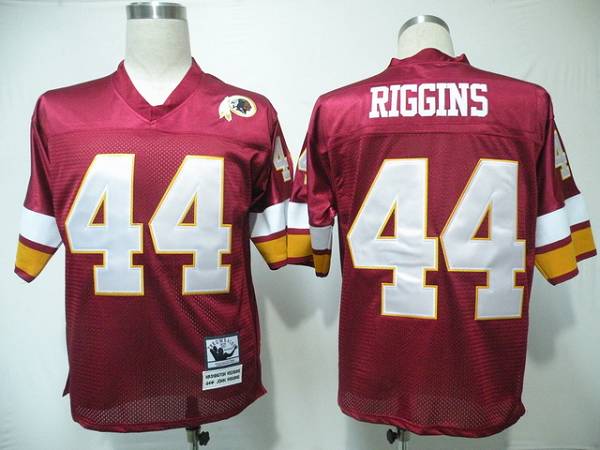 NFL Jerseys Mitchell and Ness Redskins 44 John Riggins Red Stitched Throwback NFL Jersey