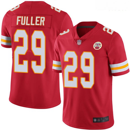 Chiefs 29 Kendall Fuller Red Team Color Men Stitched Football Vapor Untouchable Limited Jersey