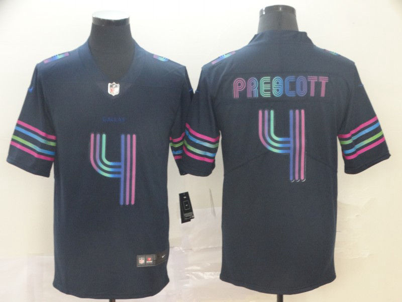 Cowboys 4 Dak Prescott Navy City Edition Vapor Untouchable Limited Jersey