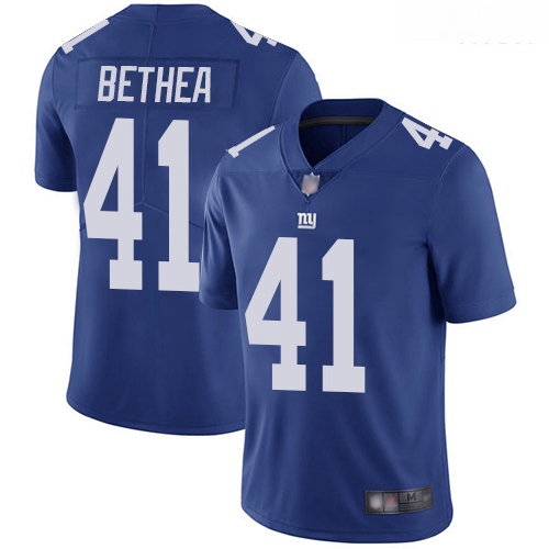 Giants 41 Antoine Bethea Royal Blue Team Color Men Stitched Football Vapor Untouchable Limited Jerse