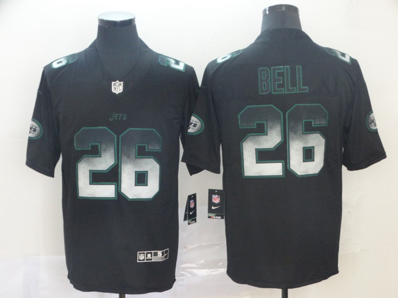 Jets 26 Le Veon Bell Black Arch Smoke Vapor Untouchable Limited Jersey