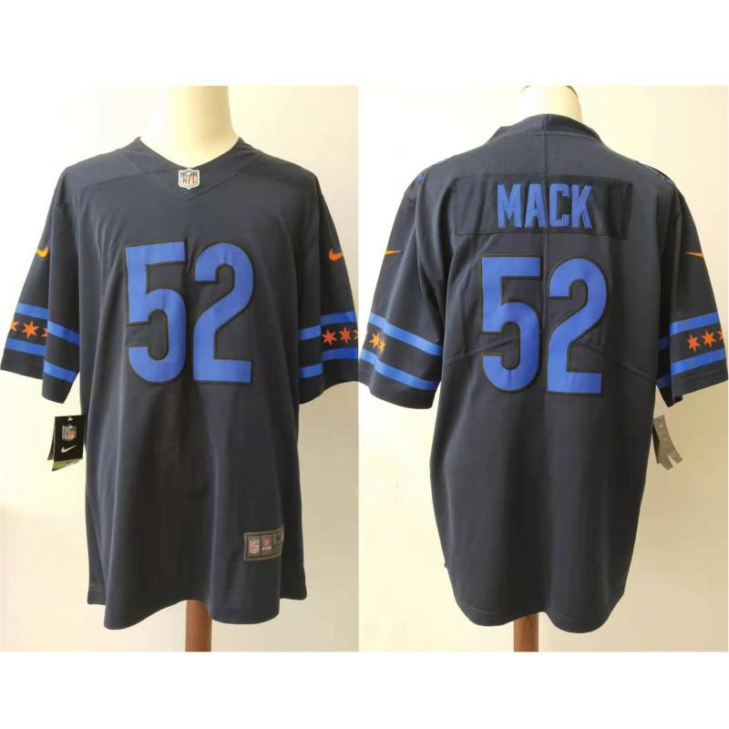 Nike Bears 52 Khalil Mack Black All Star Vapor Untouchable Limited Jersey