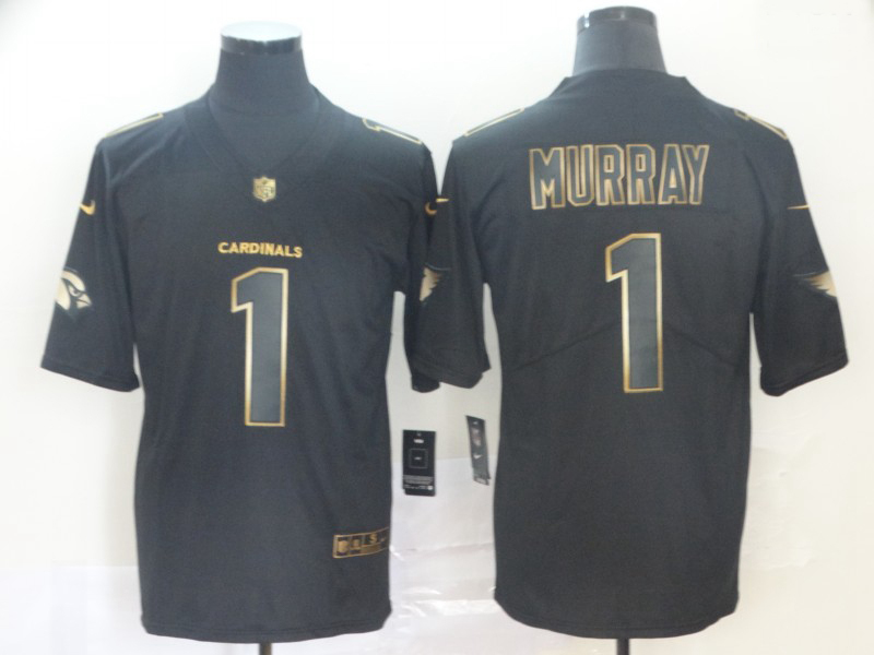 Nike Cardinals 1 Kyler Murray Black Gold Vapor Untouchable Limited Jersey