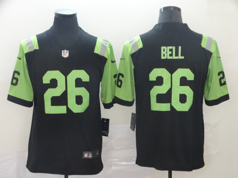 Nike Jets 26 Le 27Veon Bell Black City Edition Vapor Untouchable Limited Jersey