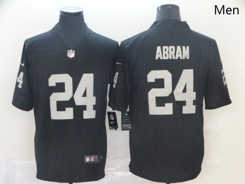 Nike Raiders 24 Johnathan Abram Black Vapor Untouchable Limited Jersey