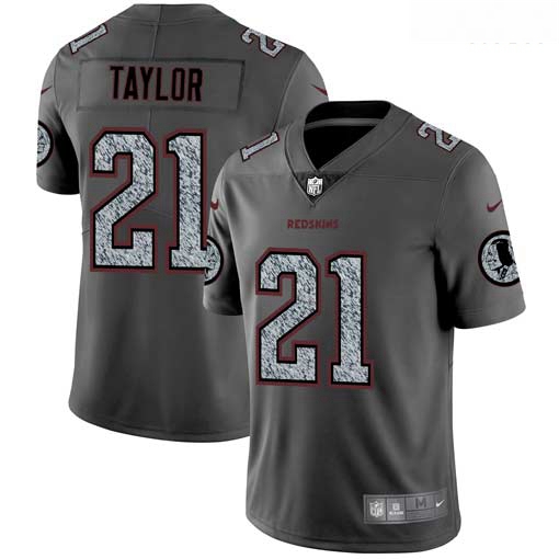 Nike Redskins 21 Sean Taylor Gray Camo Vapor Untouchable Limited Jersey