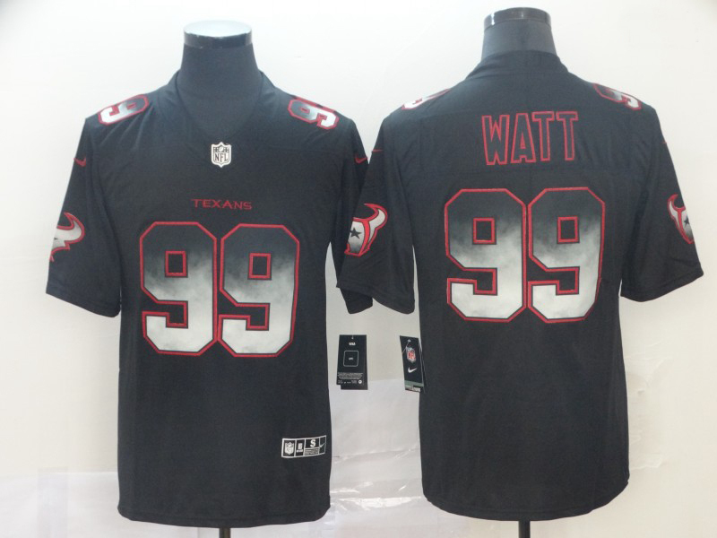 Nike Texans 99 J J  Watt Black Arch Smoke Vapor Untouchable Limited Jersey