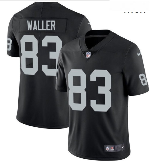 Oakland Raiders 83 Darren Waller Black Vapor Limited Jersey