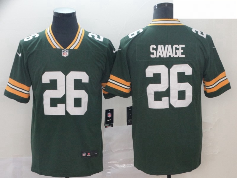 Packers 26 Darnell Savage Jr  Green Vapor Untouchable Limited Jersey