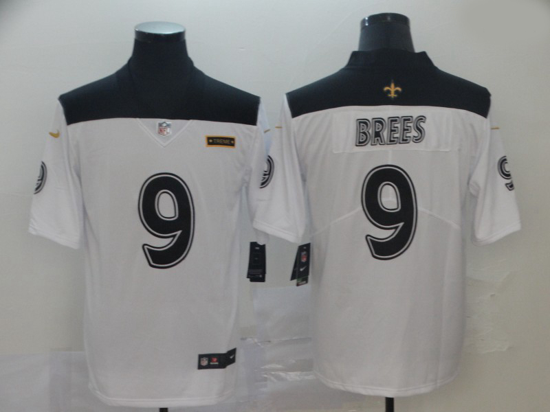 Saints 9 Drew Brees White City Edition Vapor Untouchable Limited Jersey