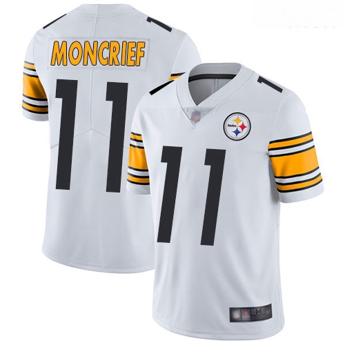 Steelers 11 Donte Moncrief White Men Stitched Football Vapor Untouchable Limited Jersey