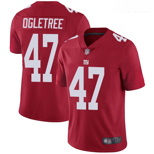 Giants #47 Alec Ogletree Red Alternate Youth Stitched Football V