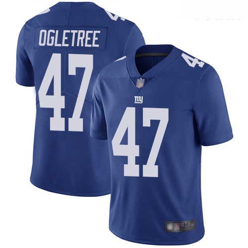 Giants #47 Alec Ogletree Royal Blue Team Color Youth Stitched Fo