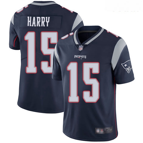 Patriots #15 N 27Keal Harry Navy Blue Team Color Youth Stitched 