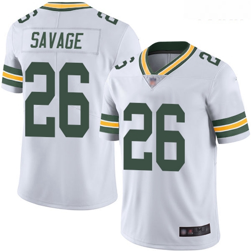 Packers #26 Darnell Savage White Youth Stitched Football Vapor U