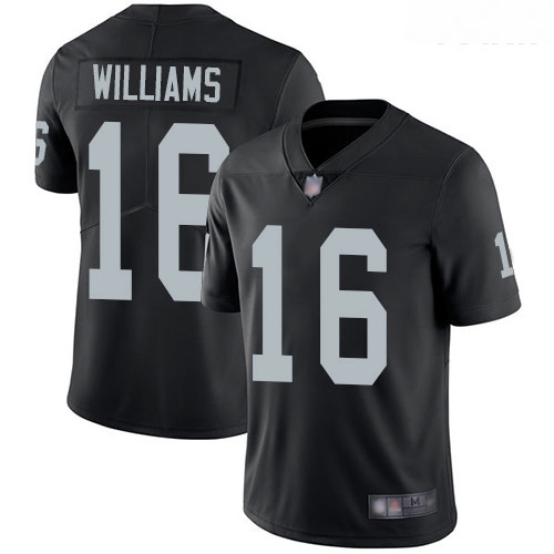 Raiders #16 Tyrell Williams Black Team Color Youth Stitched Football Vapor Untouchable Limited Jerse