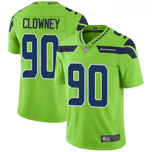 Seahawks #90 Jadeveon Clowney Green Youth Stitched Football Limi