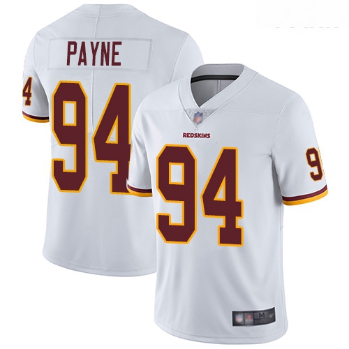 Redskins #94 Da 27Ron Payne White Youth Stitched Football Vapor 