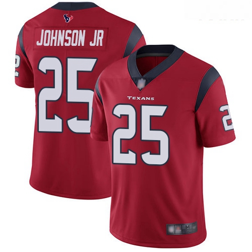 Texans #25 Duke Johnson Jr Red Alternate Youth Stitched Football