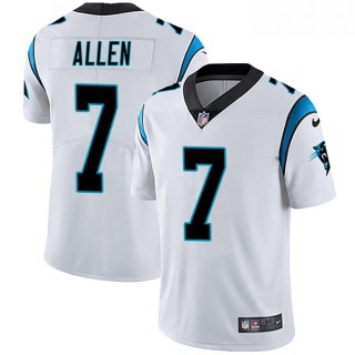 Kyle Allen Men Carolina Panthers Nike Vapor Untouchable Jersey Limited White