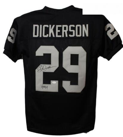 Men Raiders 28 Eric Dickerson Black Jersey