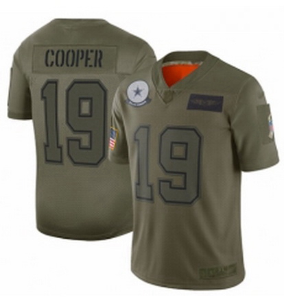 Youth Dallas Cowboys 19 Amari Cooper Limited Camo 2019 Salute to Service Football Jersey