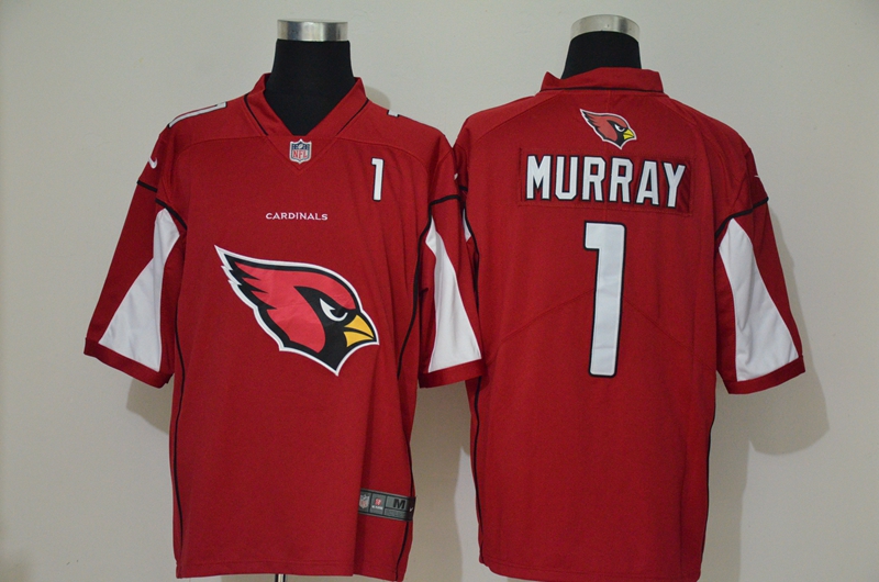 Nike Cardinals 1 Kyler Murray Red Team Big Logo Number Vapor Untouchable Limited Jersey