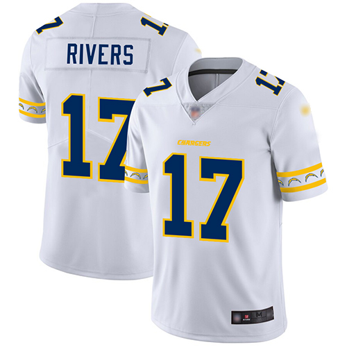 Chargers 17 Philip Rivers White Mens Stitched Football Limited Team Logo Fashion Jersey