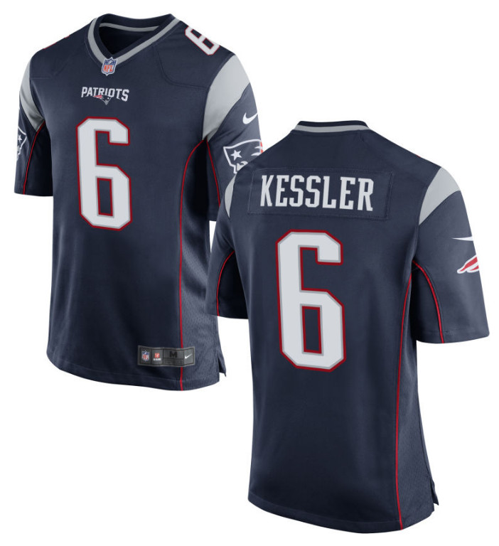 Mens Patriots 6 Cody Kessler Navy Blue Team Football Vapor Untouchable Limited Jersey