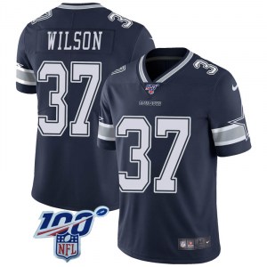 Nike Donovan Wilson Dallas Cowboys Limited Navy 100th Vapor Jersey Men