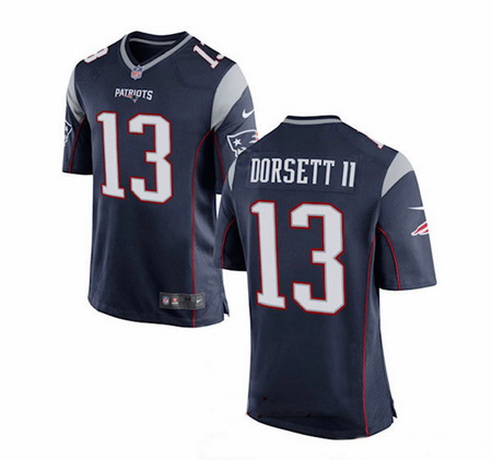 New England Patriots 13 Phillip Dorsett II Blue Vapor Limited Jersey