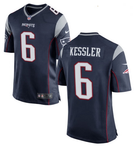 Youth Patriots 6 Cody Kessler Navy Blue Team Football Vapor Untouchable Jersey