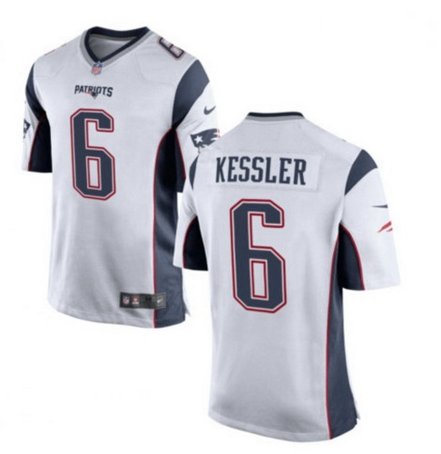 Youth Patriots 6 Cody Kessler Navy White Team Football Vapor Untouchable Jersey