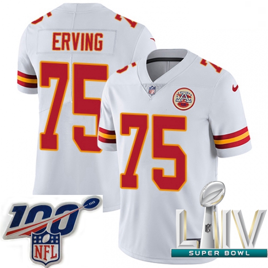 2020 Super Bowl LIV Men Nike Kansas City Chiefs #75 Cameron Ervi