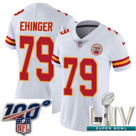 2020 Super Bowl LIV Women Nike Kansas City Chiefs #79 Parker Ehinger White Vapor Untouchable Limited