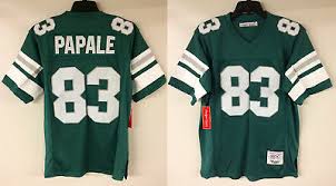 Men Reebok Vince Papale Eagles #83 Green jersey