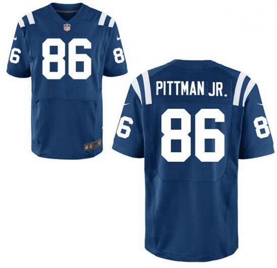 Youth Nike Colts 86 Michael Pittman Jr. Blue Vapor Limited Stitched NFL Jersey