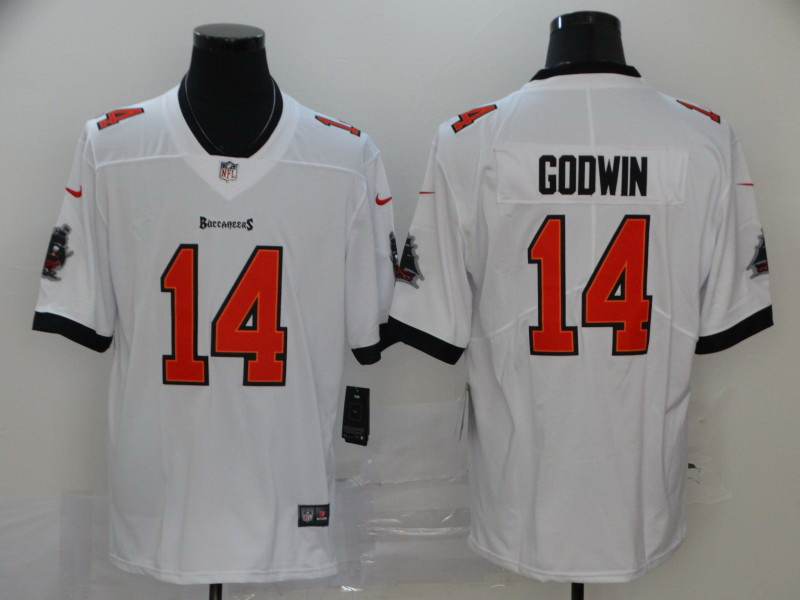 Nike Buccaneers 14 Chris Godwin White New 2020 Vapor Untouchable Limited Jersey