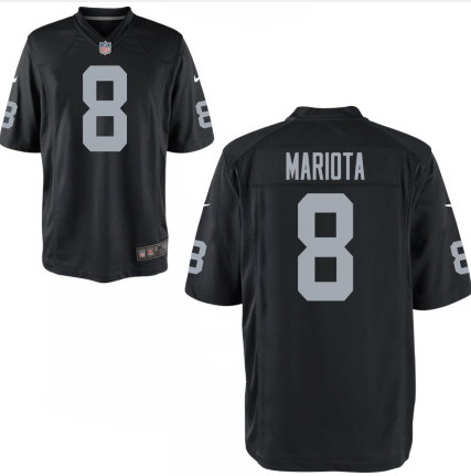 Men Raiders  238 Marcus Mariota Black Vapor Limited Jersey