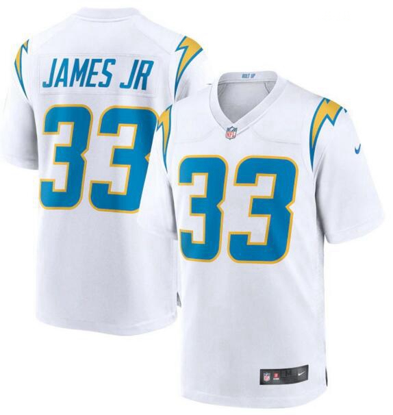 Men Nike Los Angeles Chargers 33 Derwin James White Vapor Untouchable Limited NFL Jersey