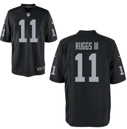 Men Nike Raiders Henry Ruggs III Black Game Stitched NFL jersey