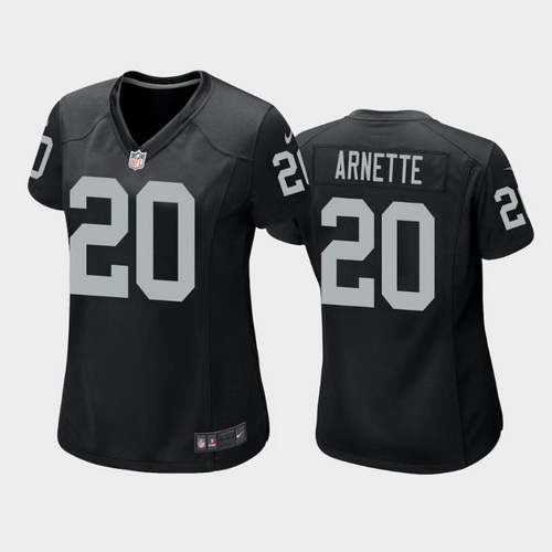 women damon arnette las vegas raiders black game jersey