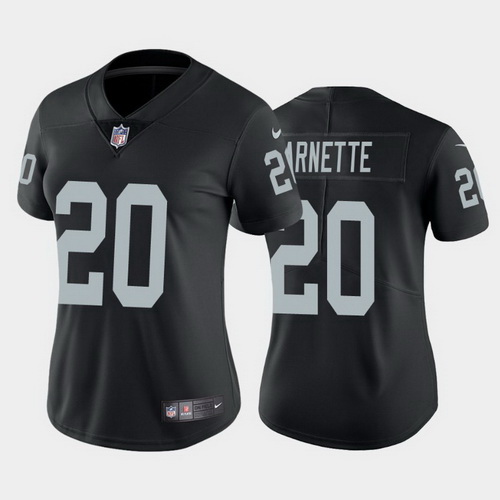 women damon arnette las vegas raiders black vapor limited jersey