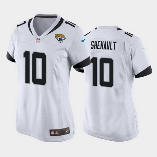 women laviska shenault jacksonville jaguars white game jersey