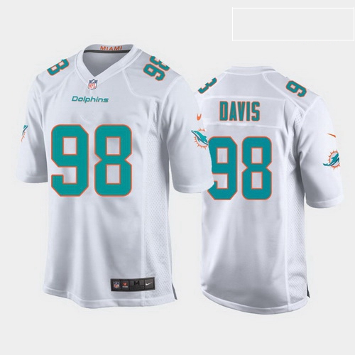 youth raekwon davis miami dolphins white game jersey