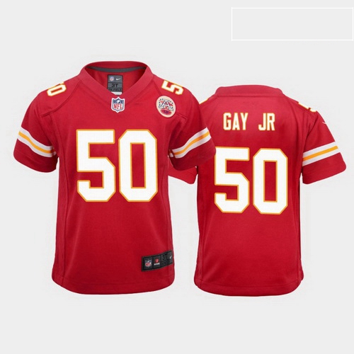 youth willie gay jr. kansas city chiefs red game jersey