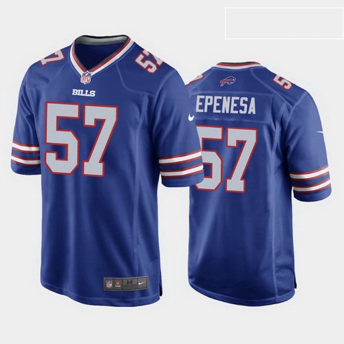 men a.j. epenesa buffalo bills royal game jersey